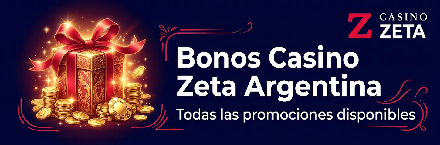 Todas las promociones y bonos disponibles en Casino Zeta Argentina para jugadores nuevos y registrados.